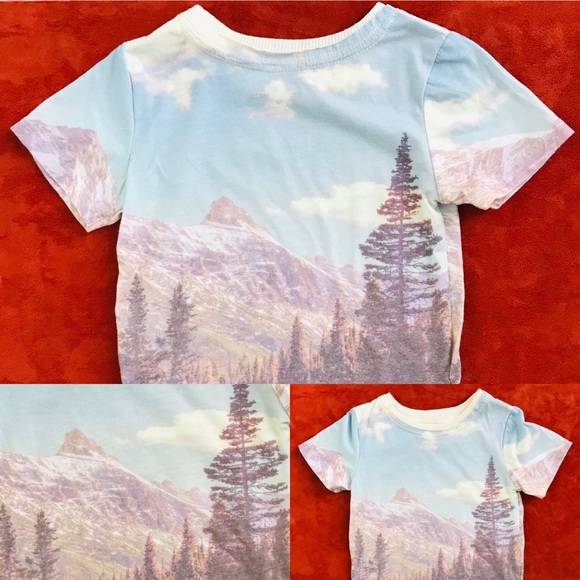 ART CLASS Cute NWOT Scenic Print TEE Size 12M - Picture 2 of 5